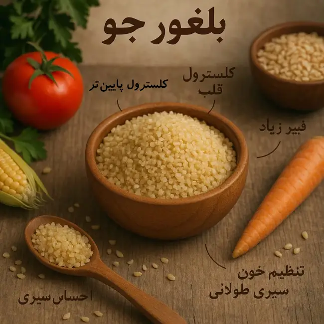 بلغور جو چه خاصیتی دارد