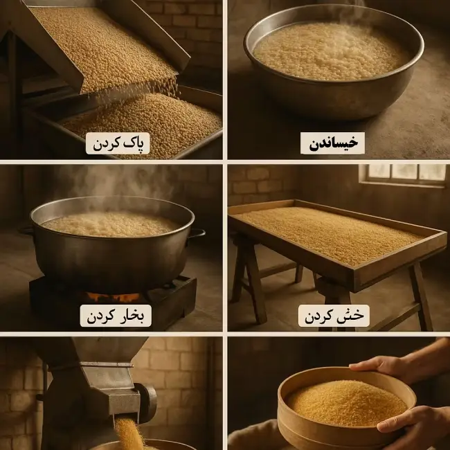 بلغور جو چگونه درست می‌شود