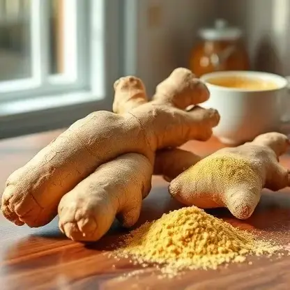 تفاوت زنجبیل تازه و پودر زنجبیل